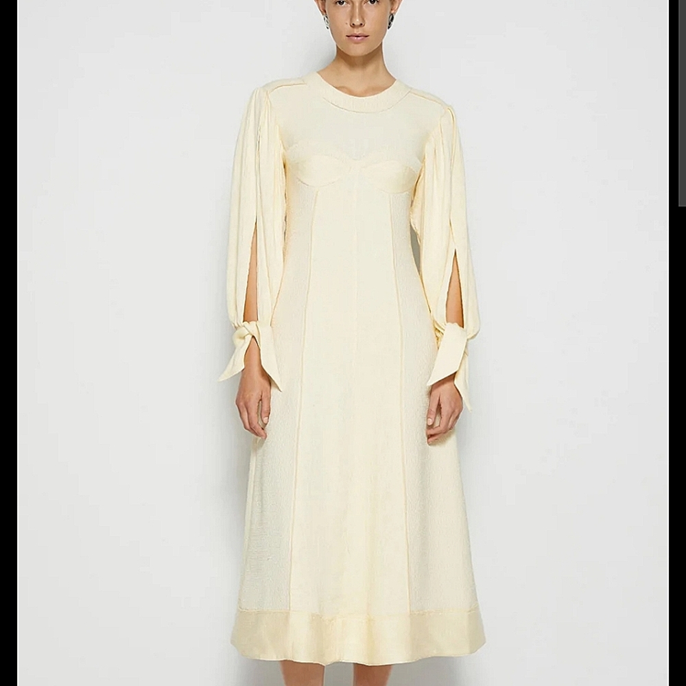 Jonathan Simkhai Cailee mixed texture dress, size 4